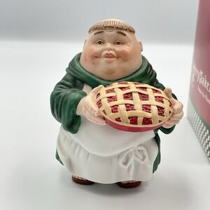 Vtg Dept. 56 Merry Makers Ceramic Christmas Figurine Simon The Pieman W/ Box